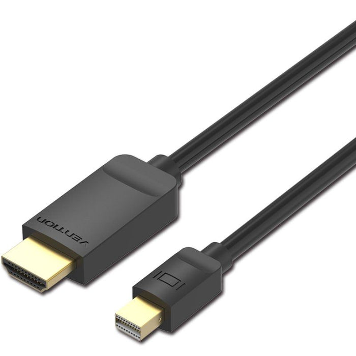 Cable Conversor Vention Habbh Mini Displayport Macho Hdmi Macho 2m Negro