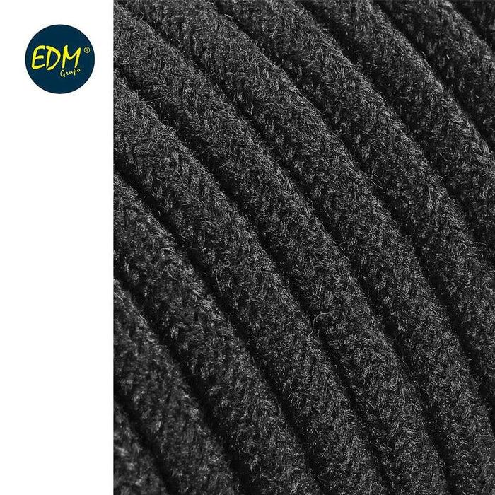 Cable Cordon Tubulaire 2x0.75mm C41 Negro 5m