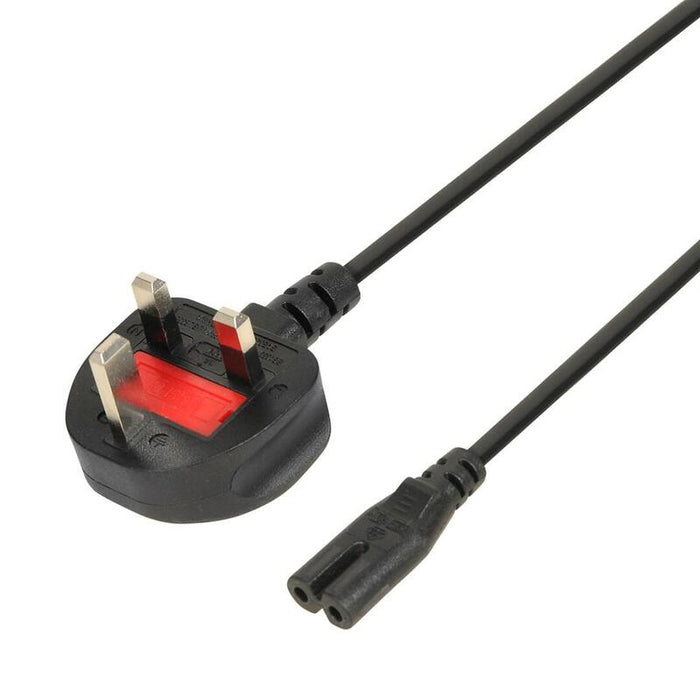 Cable De Alimentación Ibox Euro 2-Pin Audio-Rtv Vde 1.8m Enchufe Del Reino Unido