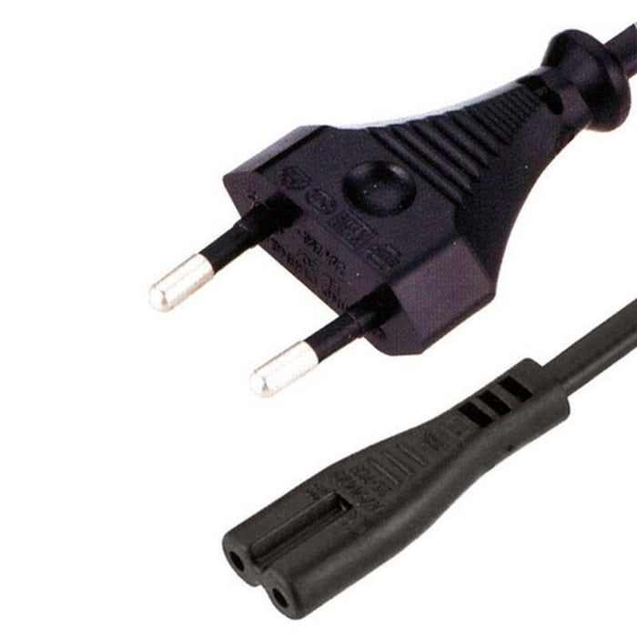 Cable De Alimentación Power Cord Cee 7/16 C7 1.5m Negro