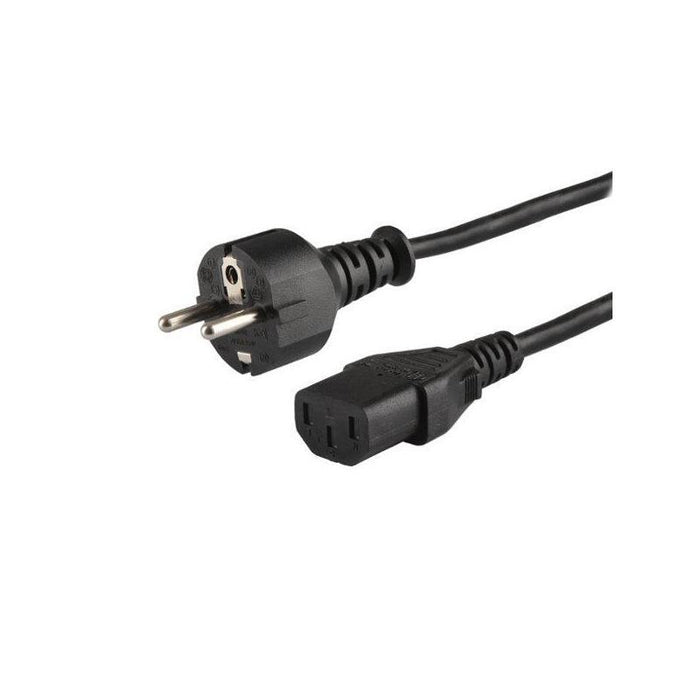 Cable De Alimentacion Schuko C13 1.20m Negro