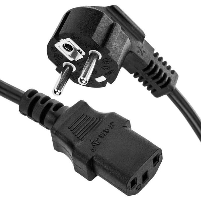 Cable De Corriente  Para Cpu Ordenadores Monitores Cargadores Fuentes De Alimentación 1.8 M
