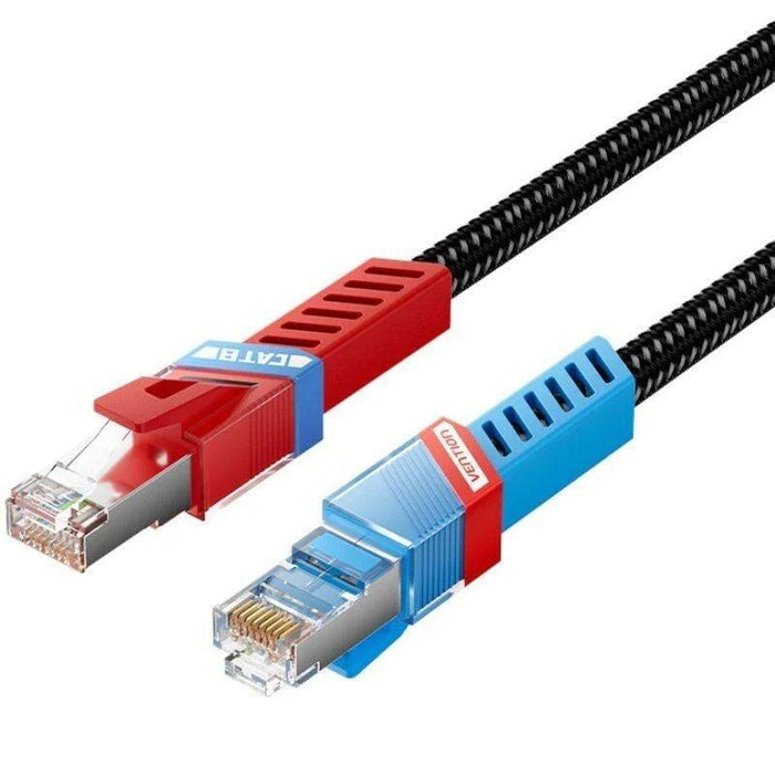 Cable De Red Rj45 Sftp Vention Ikjbf Cat.8 1m Negro