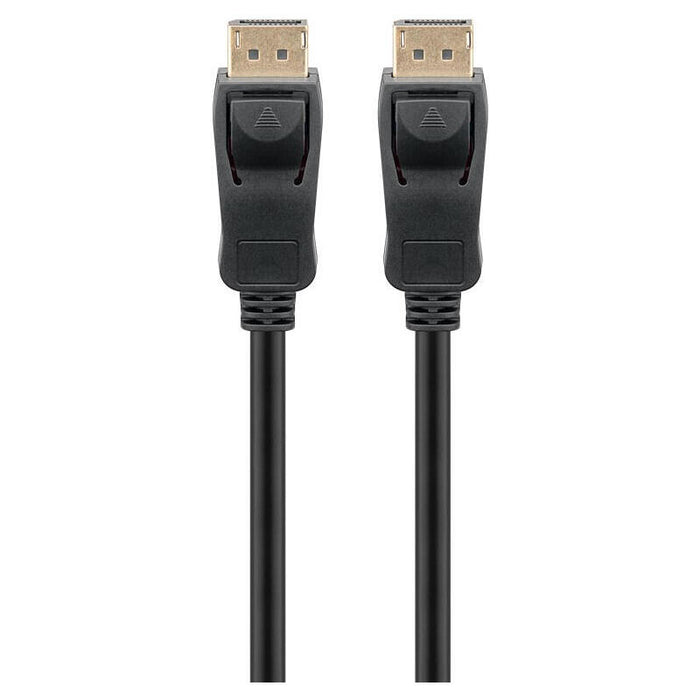 Cable Displayport 2m 4k 1,2 Chapado En Oro Negro