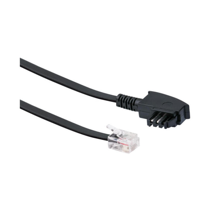 Cable Dsl Schwaiger Rj12 6p2c -> Tae-F 6p4c 6m Negro