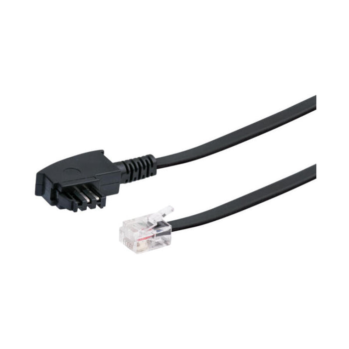 Cable Dsl Schwaiger Rj12 6p2c -> Tae-F 6p4c 6m Negro