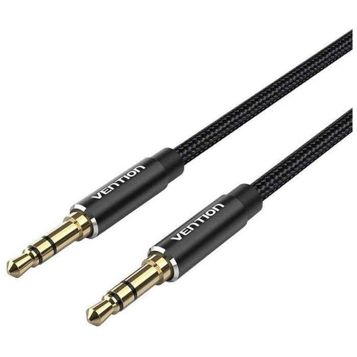 Cable Estéreo Vention Bawbd Jack 3.5 Macho Jack 3.5 Macho 50cm Negro