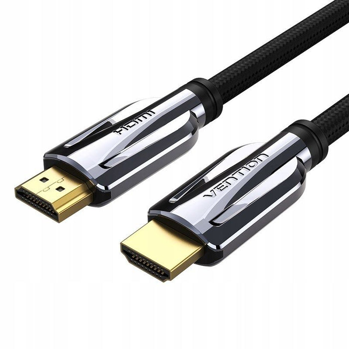 Cable Hdmi 2.1 8k Vention Aalbh Hdmi Macho Hdmi Macho 2m Gris Y Negro