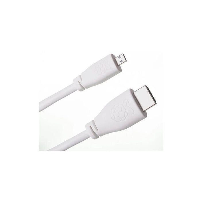 Cable Hdmi - Micro Hdmi A Hdmi 1m - Blanco Raspberry Pi Cable Hdmi Raspberry Pi - Micro Hdmi A Hdmi 1m - Blanco - Ct7689ax (187-1375)