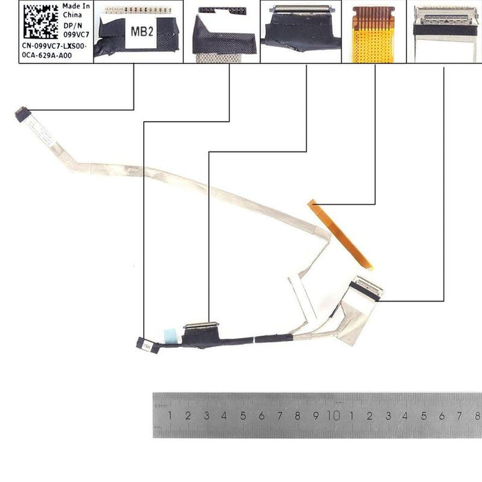 Cable Lcd Led Dell Latitude 5310 E5310 30 Pines 0,4 099vc7 450.0jt01.0001