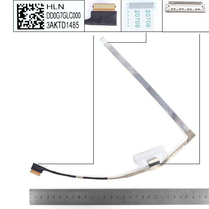Cable Lcd Led Hp 14 Dv Tpn Q244 14 Ec 30pin 0.5 Dd0g7glc000 Dd0g7glc010