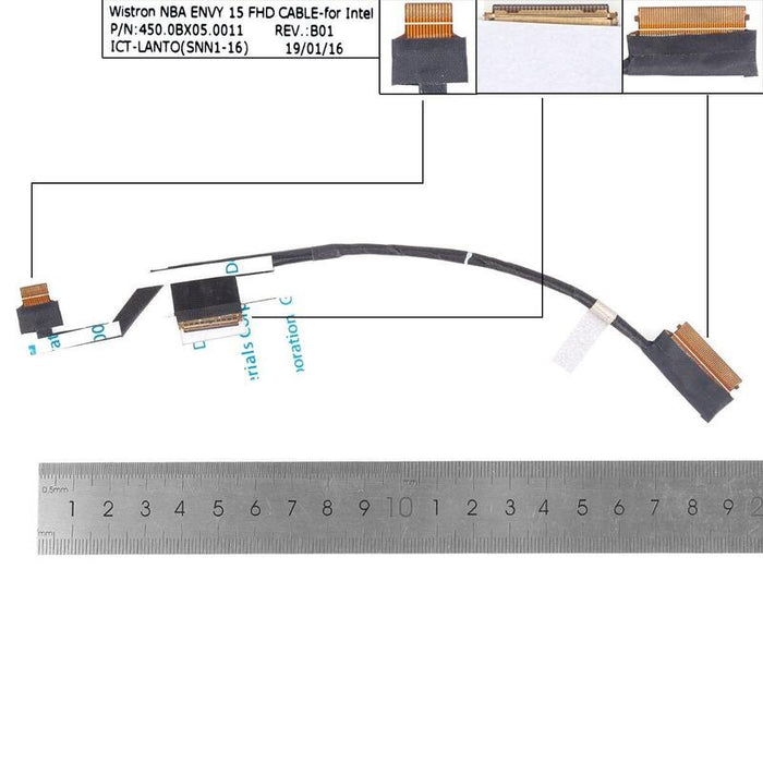 Cable Lcd Led Hp Envy X360 15 Bq Bp Cp 15m Bq 15m Bp 30pin 0.5 Fhd. 450.0bx05.0001