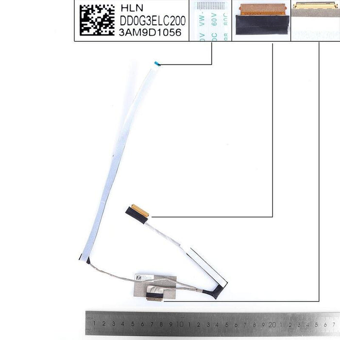 Cable Lcd Led Hp Tpn Q236 Q238 15 Ek 15 En 30pin 0.5 Dd0g3elc200