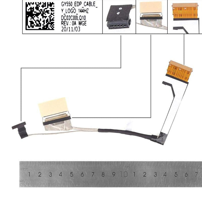 Cable Lcd Led Lenovo Y7000p R7000p Legión 5p 15imh05 5p 15arh05h 2020 144hz 40pin Dc02coolq10 Dc02coolq0o