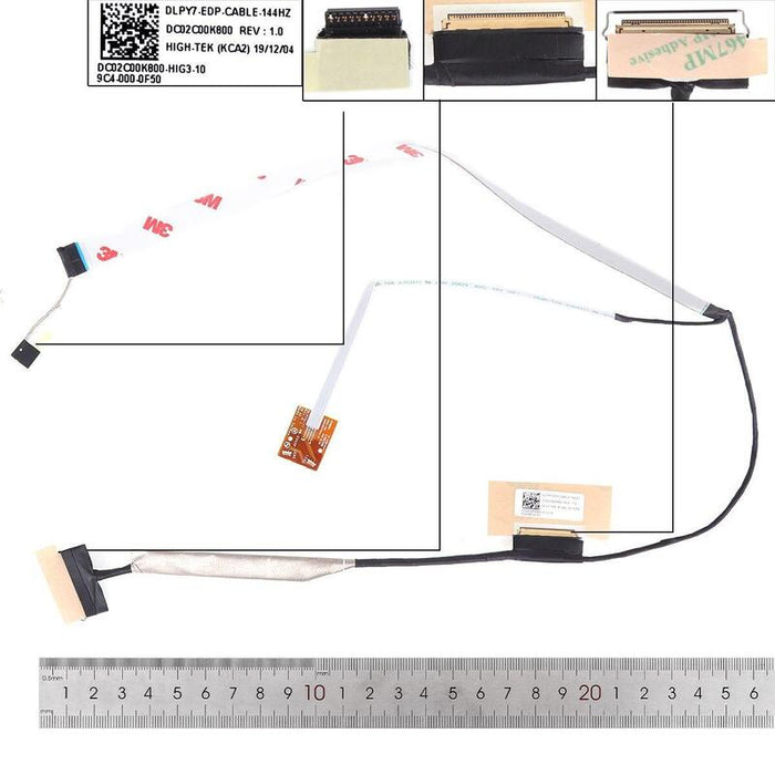 Cable Lcd Led Lenovo Y730 15 Y730 15ich Y740 17irhg 40pin. Dc02c00k800