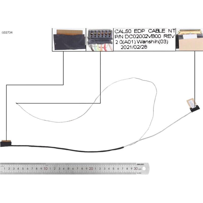Cable Lcd Para Portátil Dell Inspiron 15 5570 Dc02002vb00