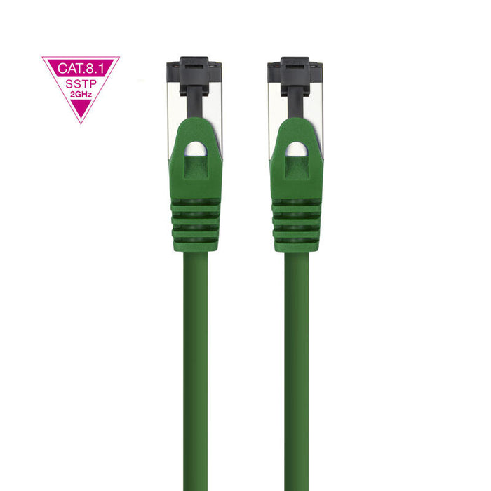Cable Red Cat.8.1 2ghz Lszh Sstp Awg26 Verde 25 Cm