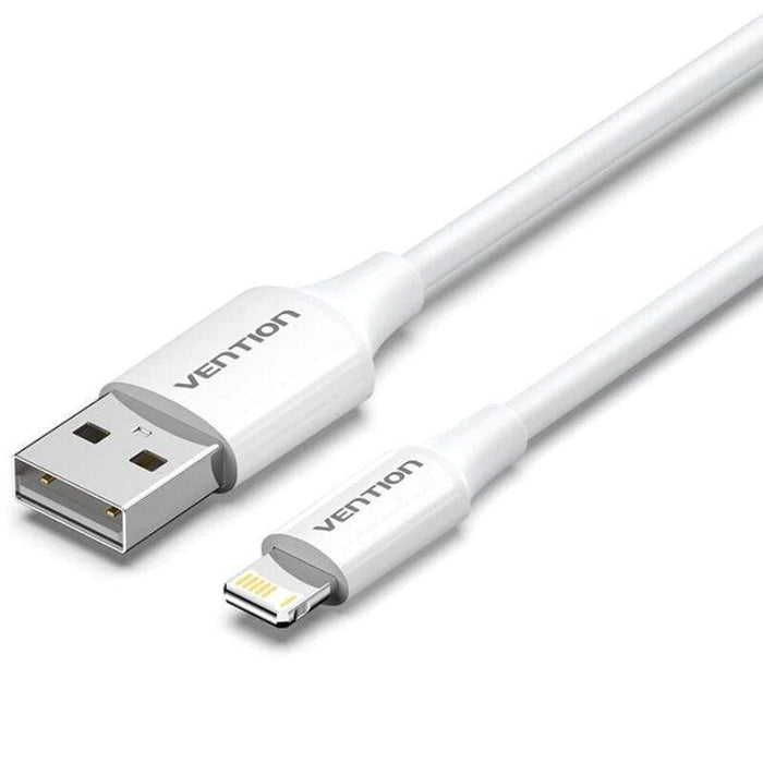 Cable Usb 2.0 Lightning Vention Laiwf Usb Macho Lightning Macho 480mbps 1m Blanco