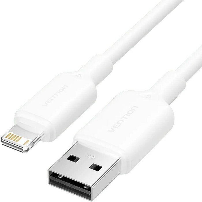 Cable Usb 2.0 Lightning Vention Lamwh Usb Macho Lightning Macho 480mbps 2m Blanco
