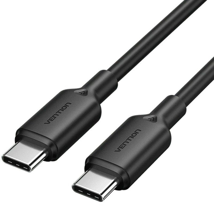 Cable Usb 2.0 Tipo-C 3a Vention Trcbh Usb Tipo-C Macho Usb Tipo-C Macho Hasta 60w 480mbps 2m Negro