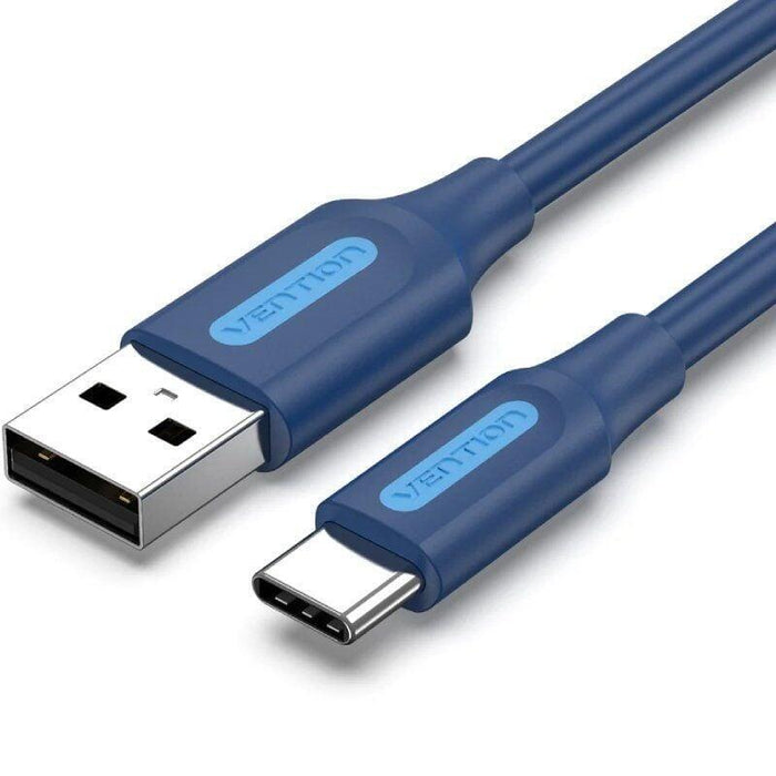 Cable Usb 2.0 Tipo-C Vention Coklf Usb Tipo-C Macho Usb Macho Hasta 60w 480mbps 1m Azul