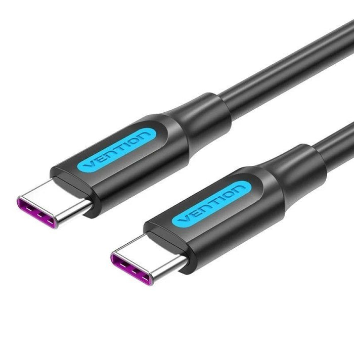 Cable Usb 2.0 Tipo-C Vention Cotbh Usb Tipo-C Macho Usb Tipo-C Macho 2m Negro