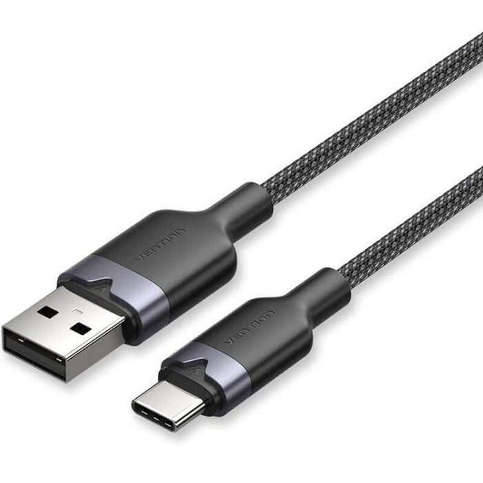 Cable Usb 2.0 Tipo-C Vention Ctnbh Usb Tipo-C Macho Usb Macho Hasta 60w 480mbps 2m Negro