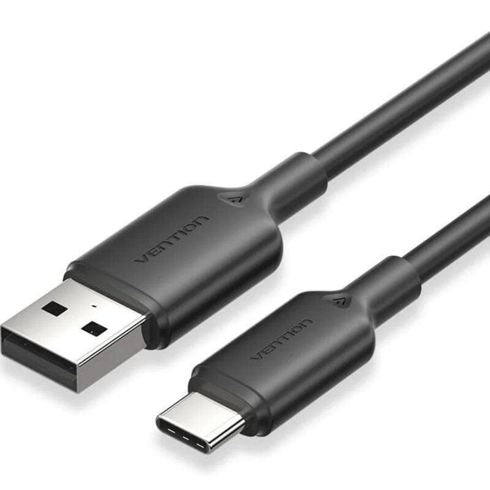 Cable Usb 2.0 Tipo-C Vention Ctqbf Usb Tipo-C Macho Usb Macho Hasta 60w 480mbps 1m Negro