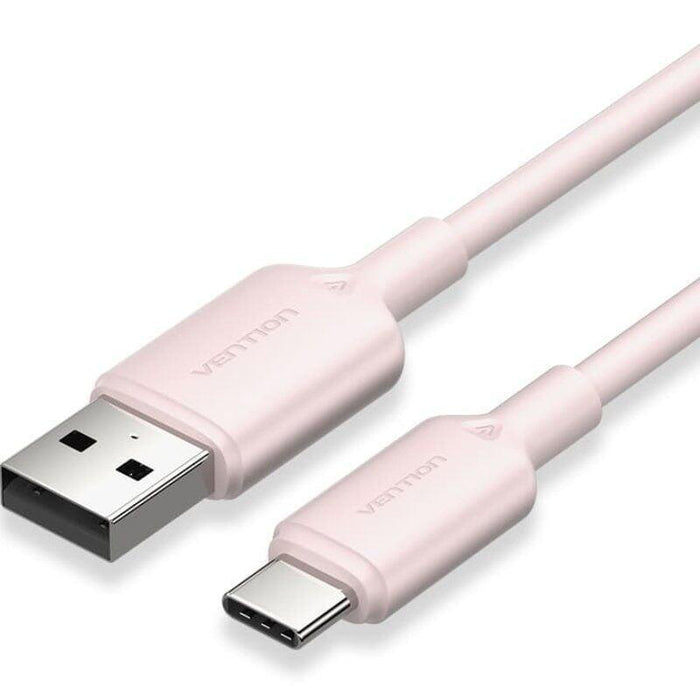 Cable Usb 2.0 Tipo-C Vention Ctqph Usb Tipo-C Macho Usb Macho Hasta 60w 480mbps 2m Rosa