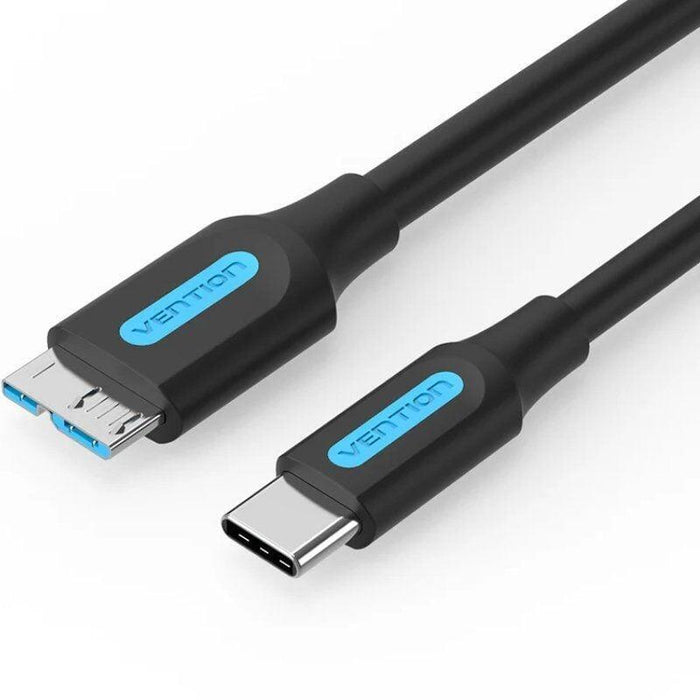 Cable Usb 3.0 Vention Cqabd Microusb Macho Usb Tipo-C Macho 5gbps 50cm Negro