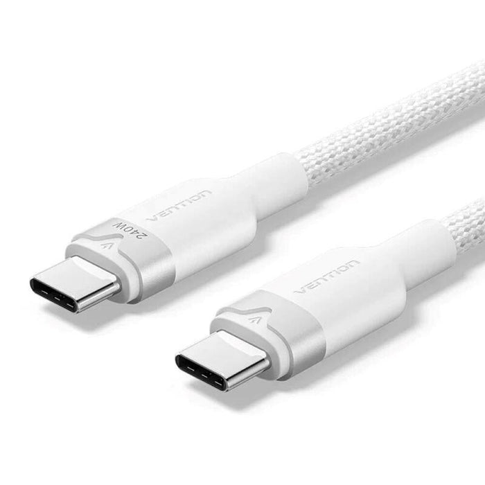 Cable Usb-C Do Usb-C 2.0 Pd 3.1 Vention 5a 240w 2m Bialy