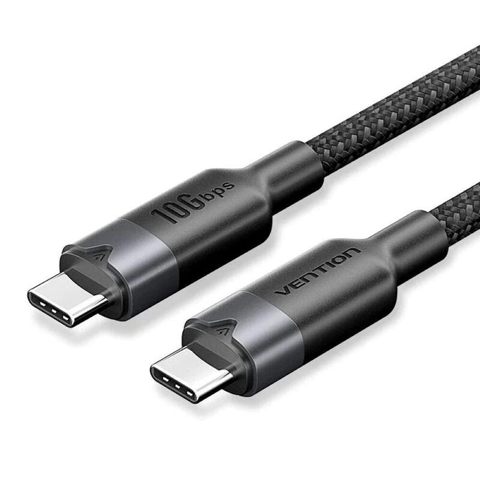 Cable Usb-C Do Usb-C Vention Usb 3.2 5a 10gbps 1m Czarny