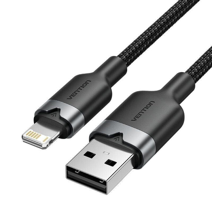 Cable Usb Lightning Vention Lanbf Usb Macho Lightning Macho 480mbps 1m Negro