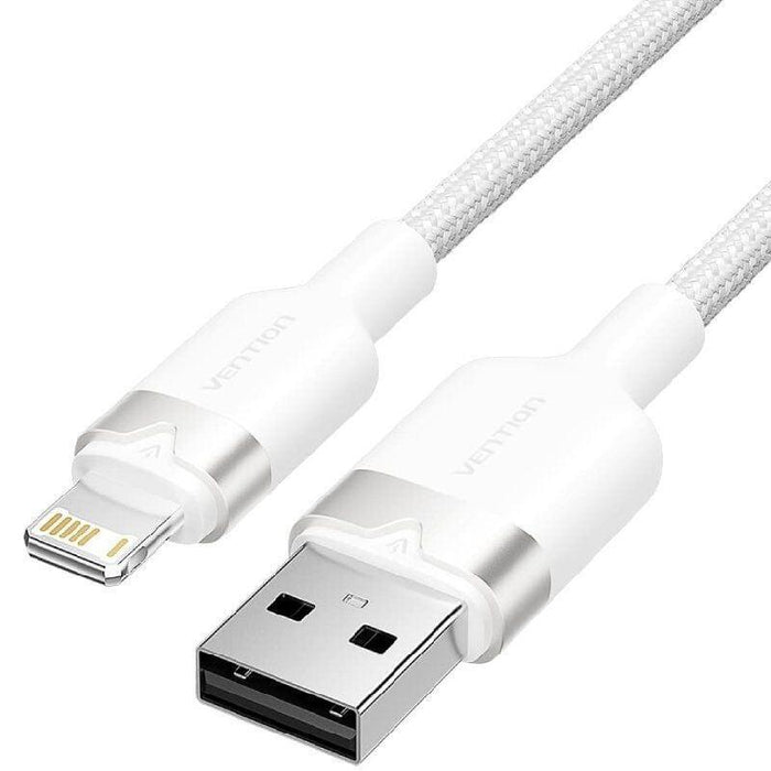 Cable Usb Lightning Vention Lanwh Usb Macho Lightning Macho 480mbps 2m Blanco