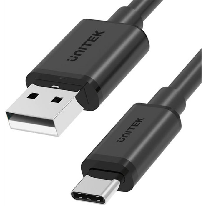 Cable Usb Unitek Usb-A - Usb-C 25cm Y-C480bk