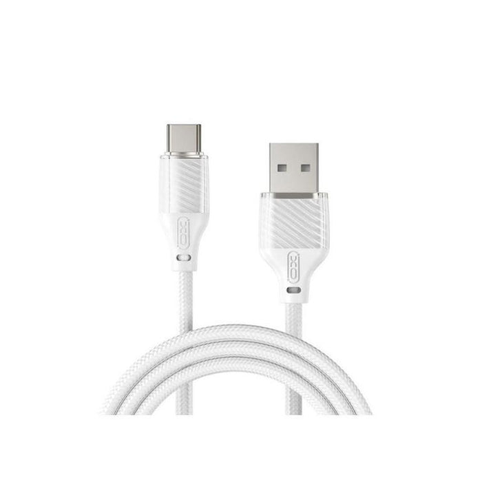 Xo Nb291 Cable Usb-A Macho A Usb-C - Carga Y Transmision De Datos Alta Velocidad - 6a - 1m - Blanco