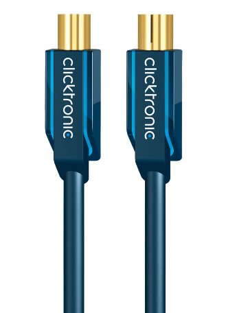 EAN 4040849704024 - ClickTronic 3m Antenna Cable cable coaxial Coax M Coax FM Azul imagen 1