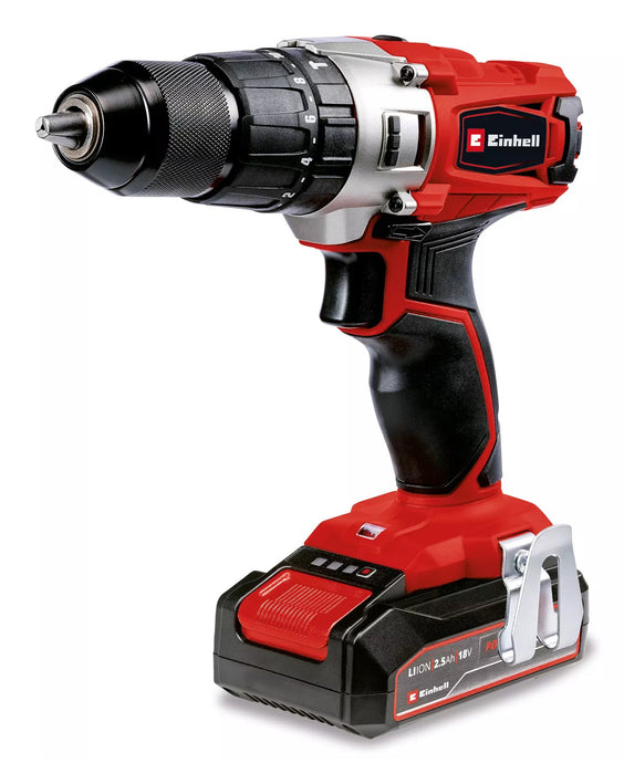 EAN 4006825661835 - Einhell TE-CD 18/2 Li-i+22 1250 RPM 1,14 kg Negro, Rojo imagen 1