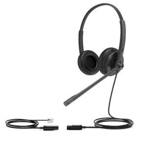 EAN 6938818307308 - Yealink YHS34 Lite Dual Auriculares Alámbrico Diadema Oficina/Centro de llamadas Negro imagen 1