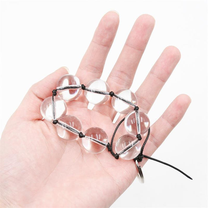 Cadena Anal Con Bolas De Cristal 4 Tamaños Talla (Interno):S