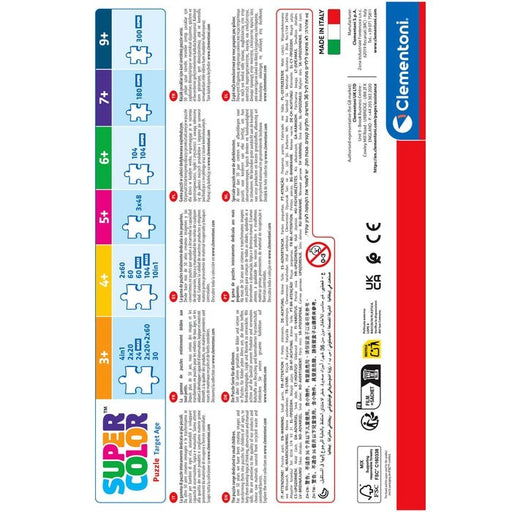 EAN 8005125250387 - Clementoni Supercolor 25038 puzzle Puzzle rompecabezas 104 pieza(s) Dibujos imagen 2