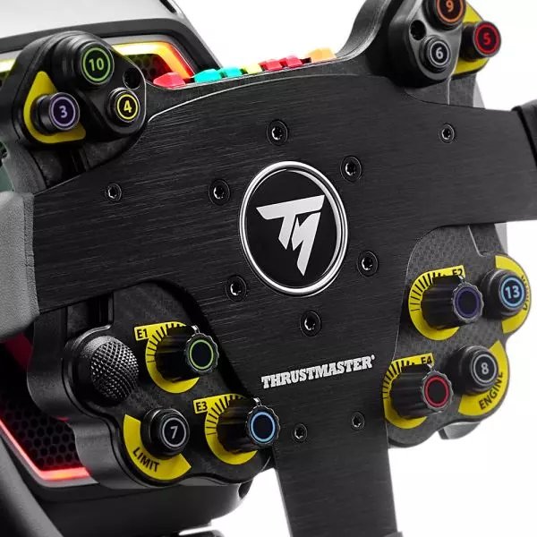 EAN 3362934003951 - Thrustmaster Evo Racing 32R Leather Negro, Amarillo Volante PC, PlayStation 4, PlayStation 5, Xbox, Xbox  imagen 8