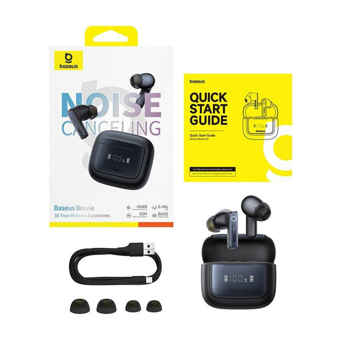 EAN 6932172662844 - Baseus 35 True Auriculares Inalámbrico Dentro de oído Llamadas/Música USB Tipo C Bluetooth Negro imagen 5
