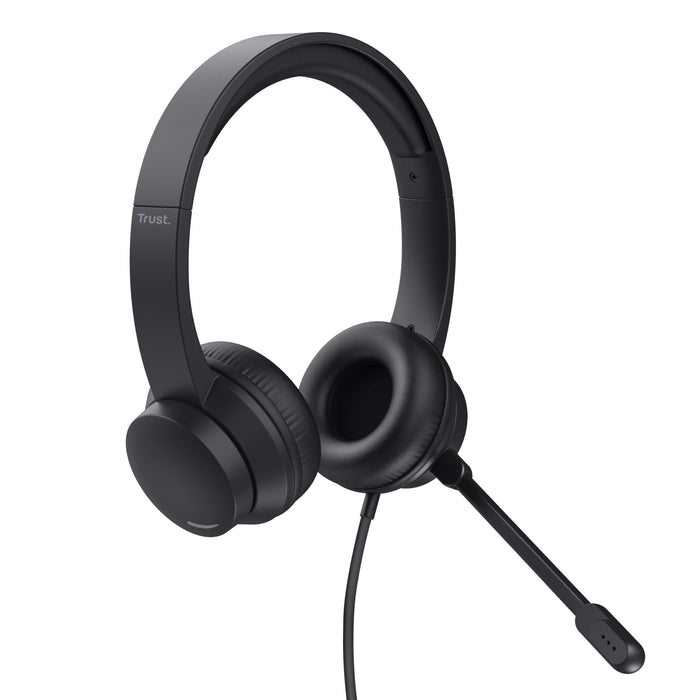 EAN 8713439253337 - Trust HS-150 Auriculares Alámbrico Diadema Oficina/Centro de llamadas Negro imagen 2