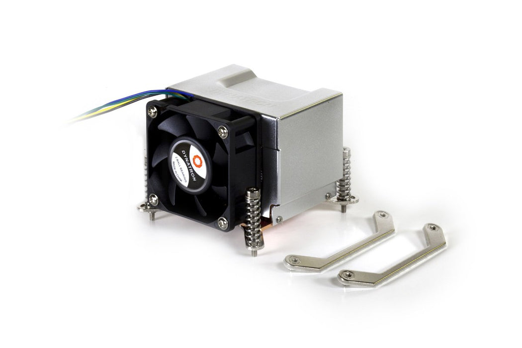 EAN 0855700010077 - Dynatron K666R1 sistema de refrigeración para ordenador Procesador Refrigerador de aire 6 cm Aluminio, Ne imagen 2