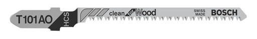 EAN 3165140006972 - Bosch T 101 AO Hoja de sierra de vaivén Acero de alto carbono (HCS) 3 pieza(s) imagen 1