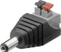 EAN 4040849767487 - Goobay 76748 cambiador de género para cable Terminal Block 2-pin DC (5.50 x 2.10 mm) Negro imagen 1