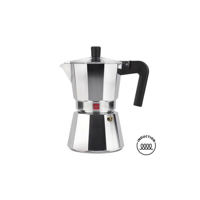 Cafetera Italiana Magefesa Catual Inducción- 12 Tazas · Acero Inoxidable
