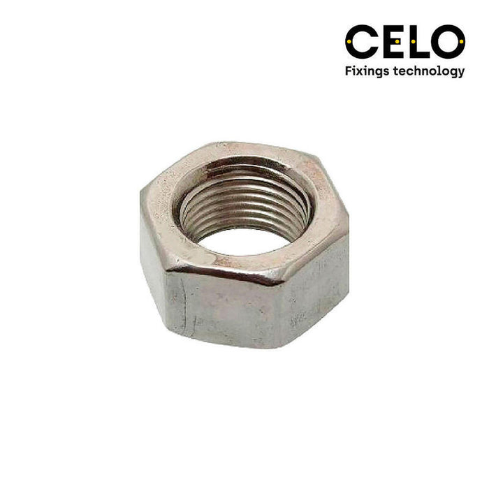 Caja 100 Unid. Tuerca Hexagonal Din/Ref 934 Ø12mm Zincado Celo