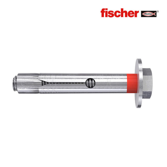 Caja 25 Tacos Metalicos Fsl 16 T Acabado Hexagonal M12x80mm 45656 Fischer